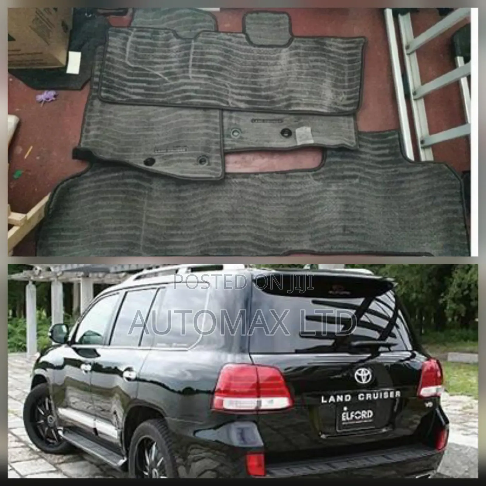 Ex-Japan "Branded" Floor Mats. For Toyota Land Cruiser V8 (Lc200)