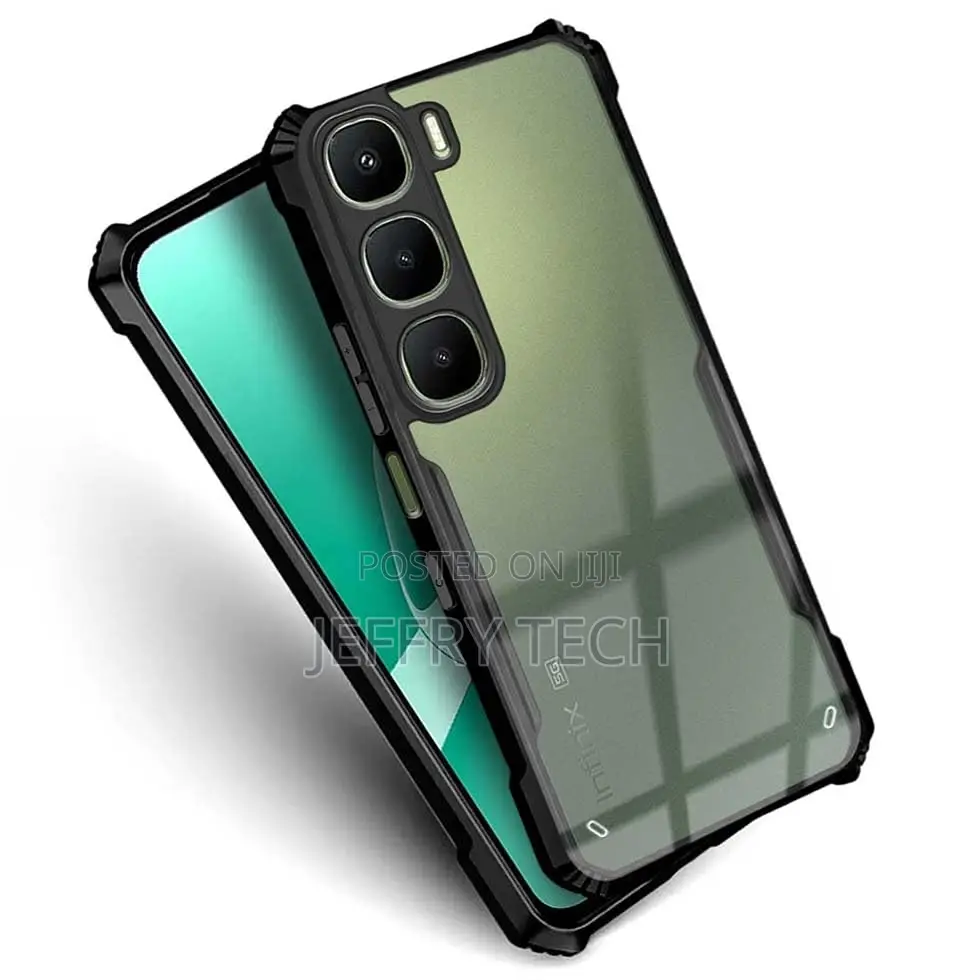 Shockproof Crystal Clear Back Cover Case for Infinix Hot 60 5g