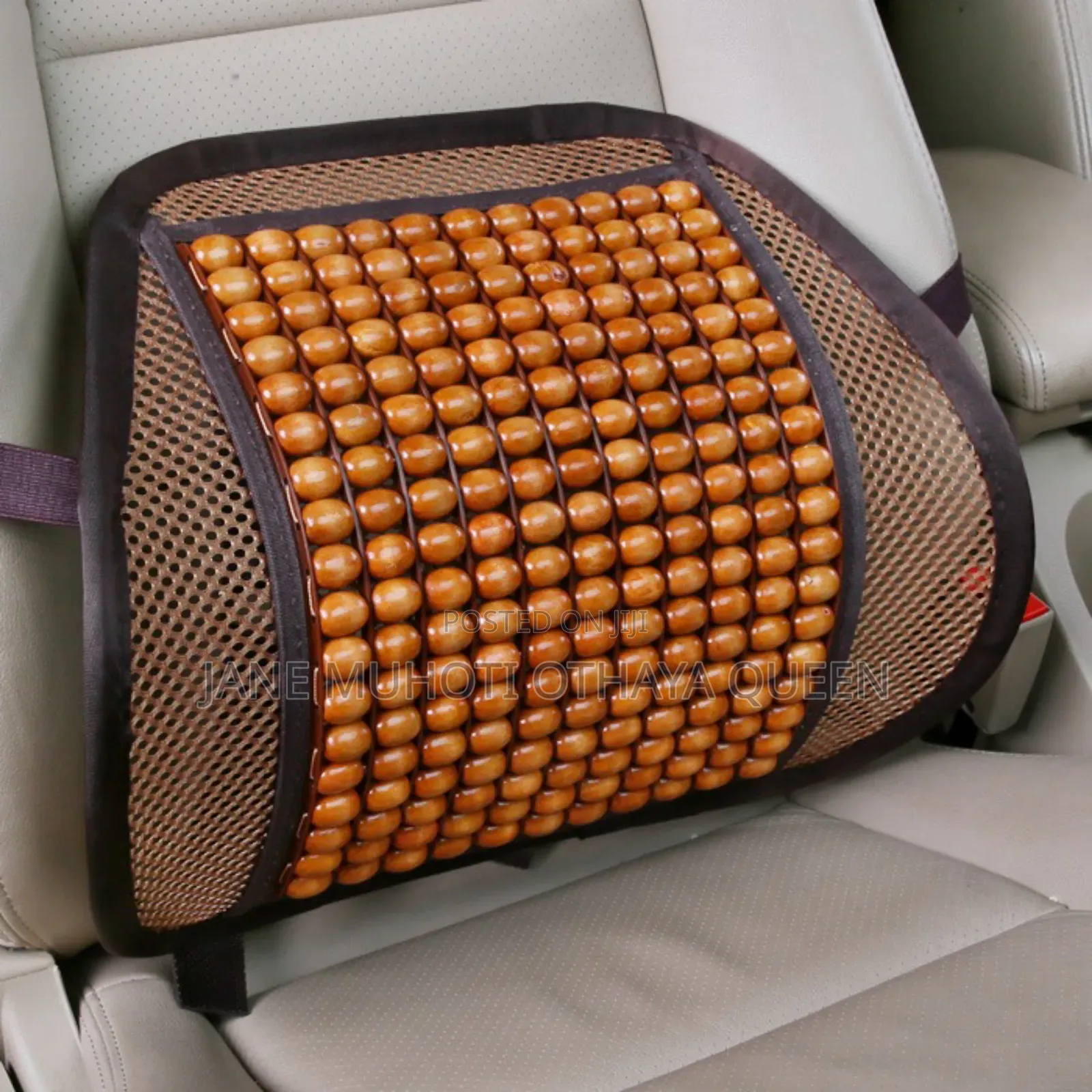 Wooden Bead Car Seat
