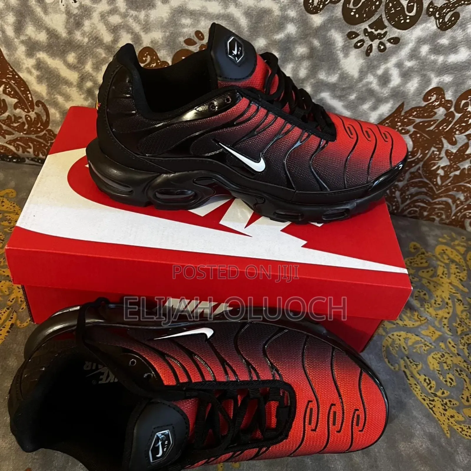 Nike Air Max Plus Tn "Deadpool" or "Gradient Red" Sneakers.