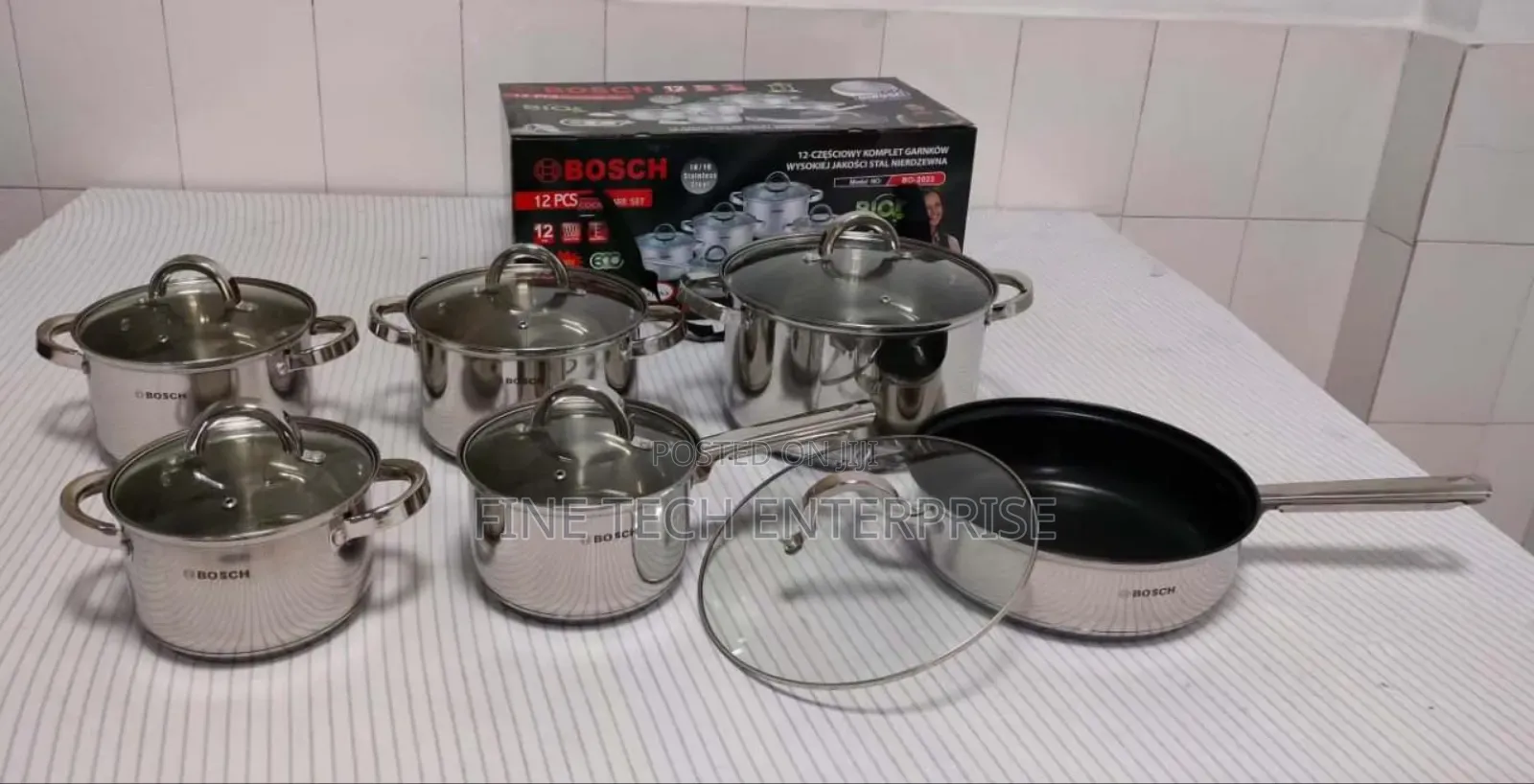 12pc Bosch Nonstick Cookware