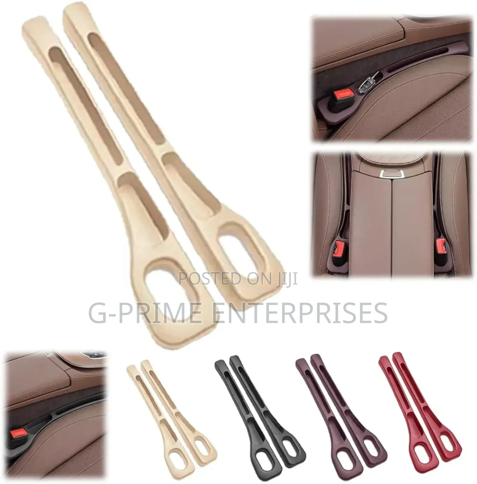 Car Crevice Organizer /Car Seat Gap Filler Strip (Pair)