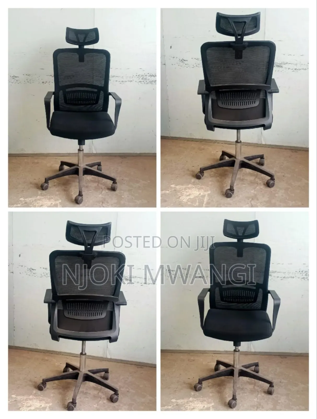 Orthopedic Office Chair With Headrest