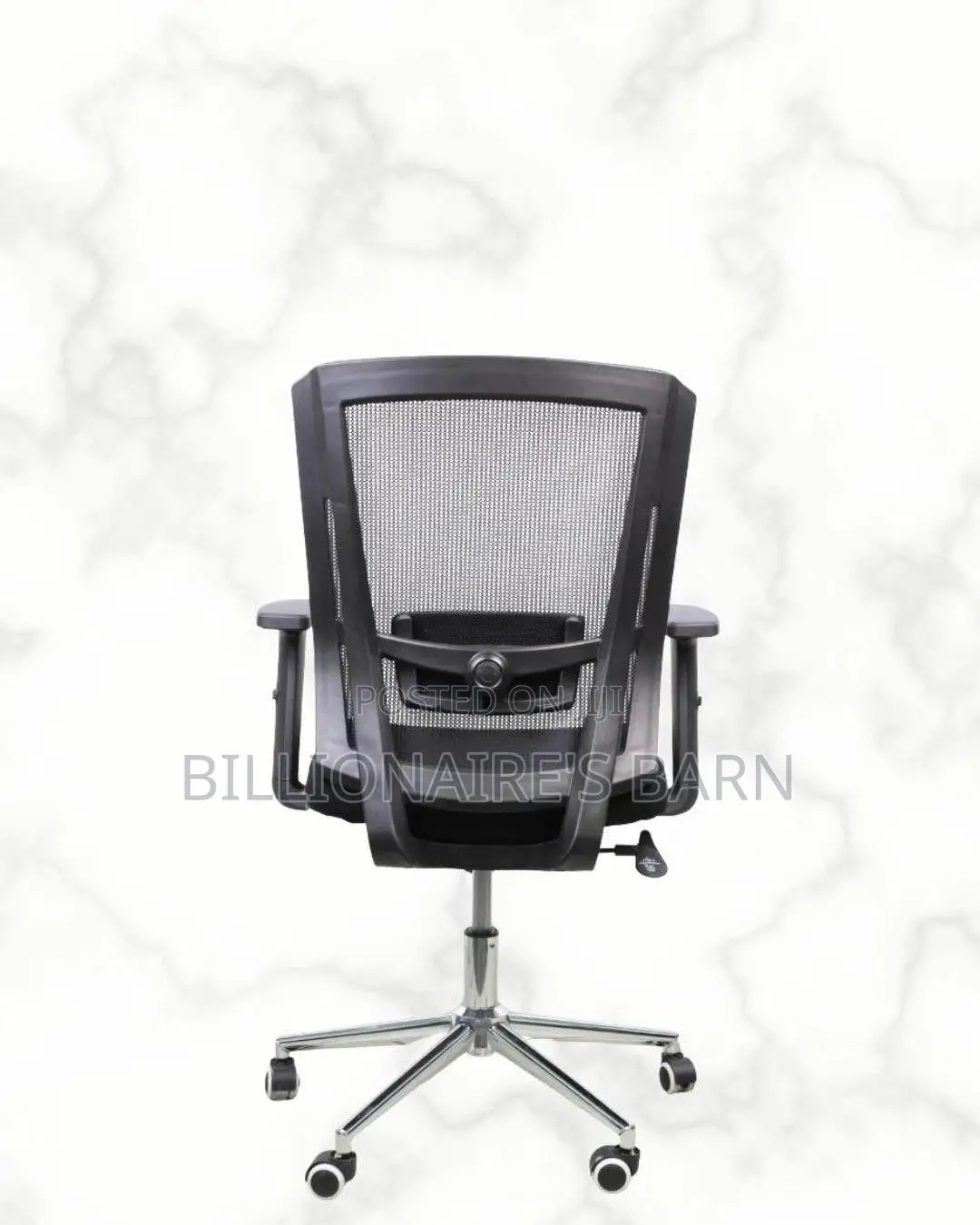 Barn Origin Mid-back Chair Chrome Base | Space-saving Fit