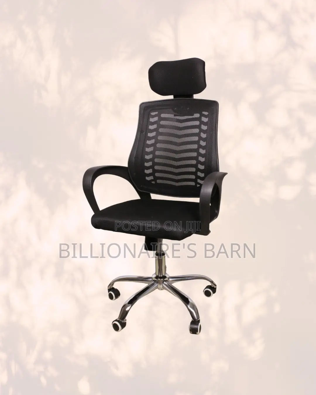 Office Chair With Adjustable Headrest • Neck Support Headrest