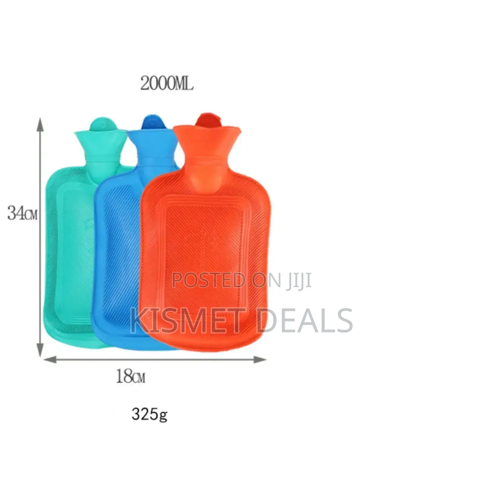 2 Litres Hot Water Bottle Bag for Hot Cold Therapy Pain Relief
