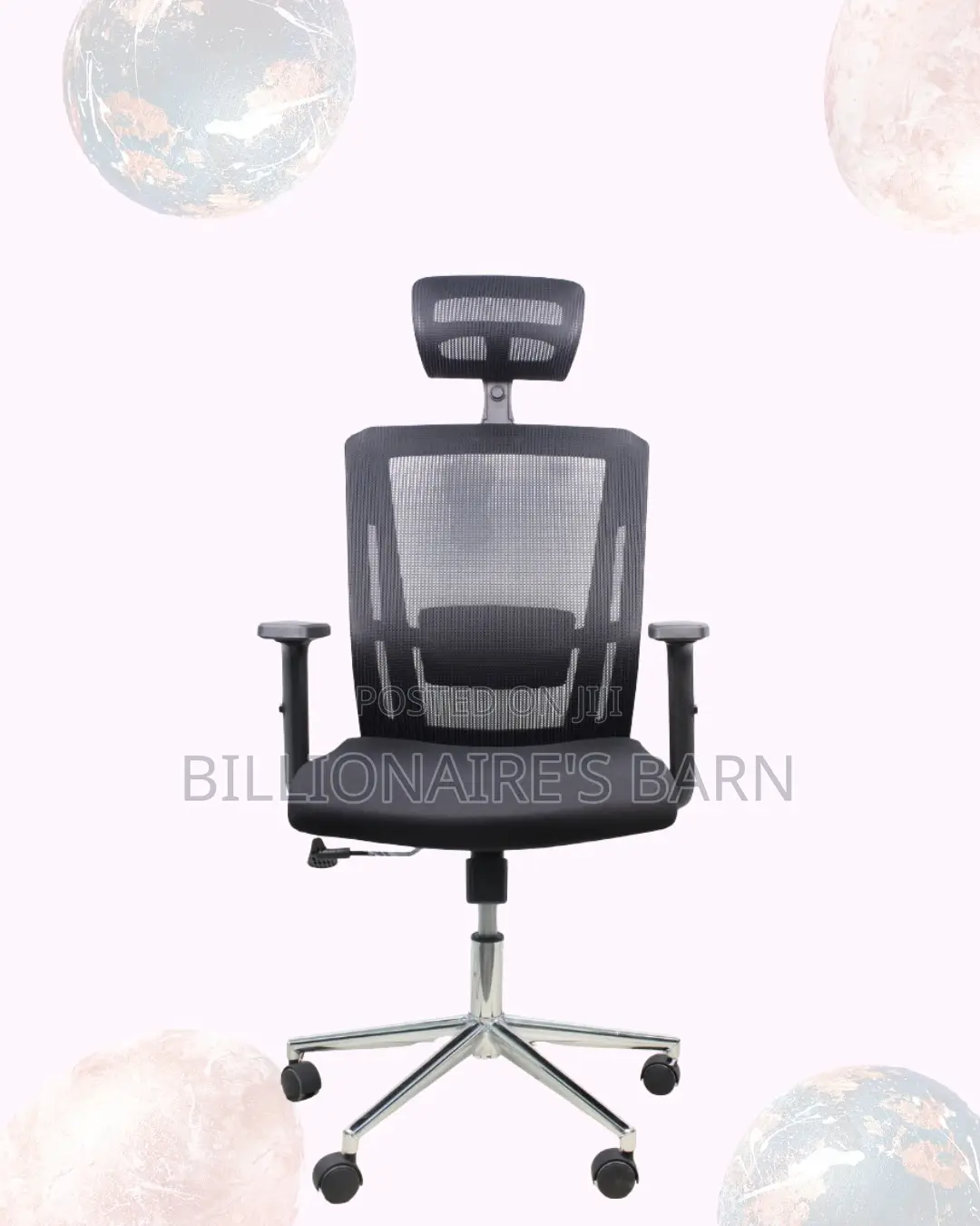 Ergonomic Mesh Task Chair for Work | Strong Chrome Base