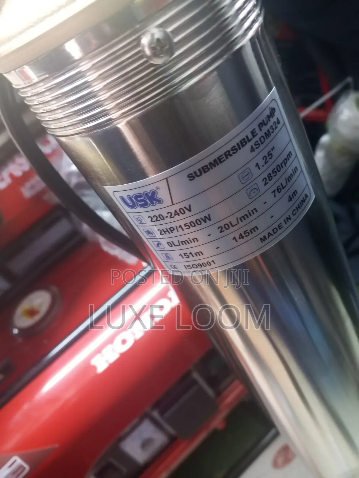 Submersible Water Pump 1.5hp
