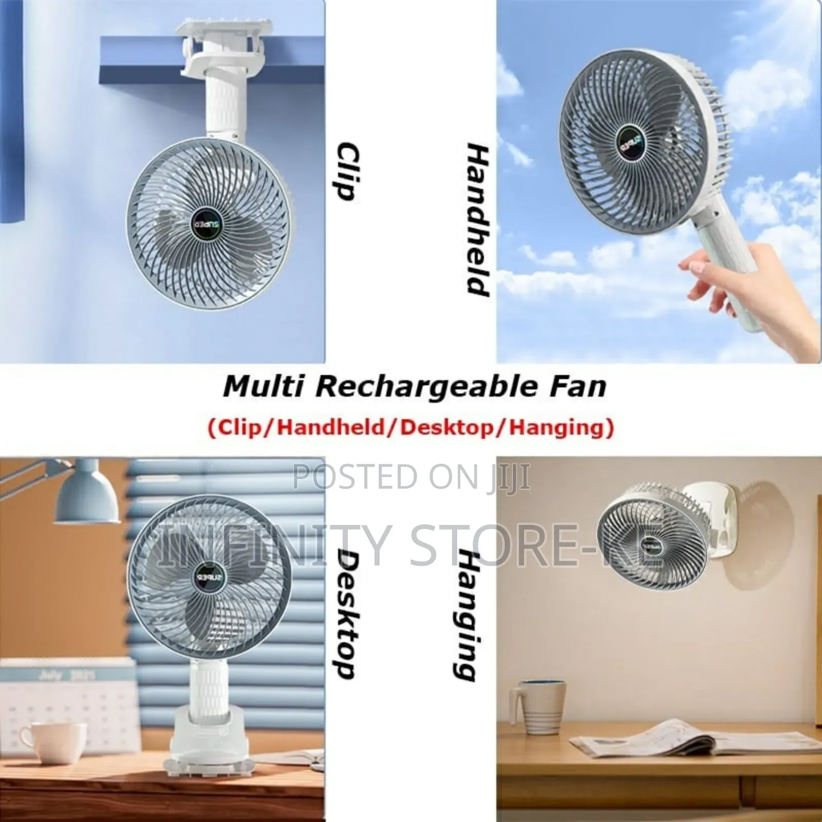 Mini Portal Fan/ Clipping Hanging Fan