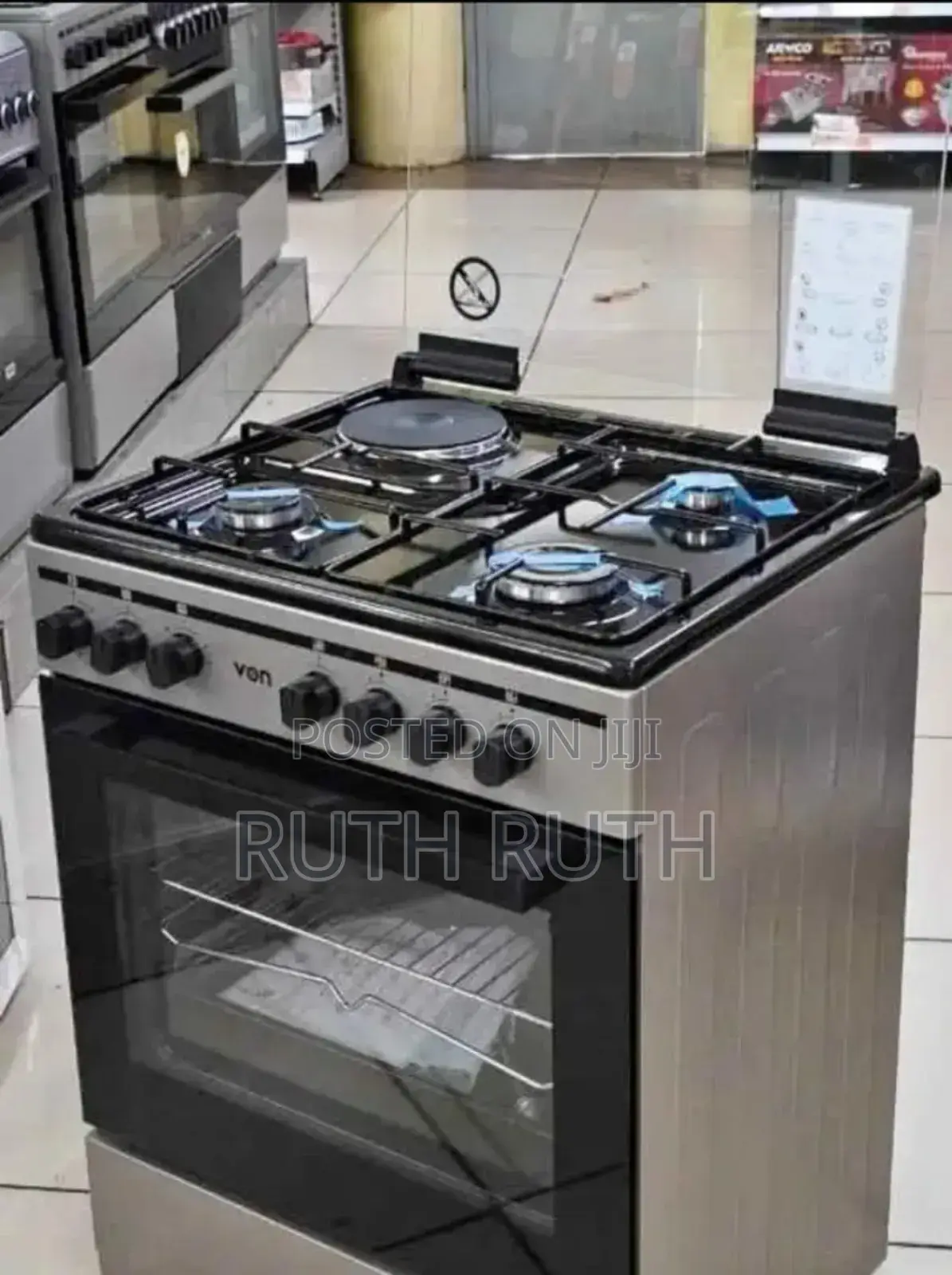 60*60 Von 1 Electric 3 Gas Cooker