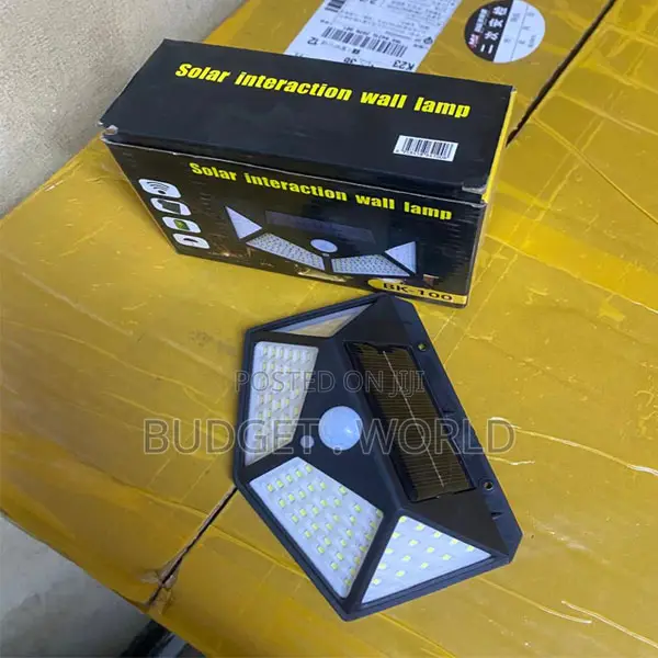 Security Lamp Solar Light 100 Led 4 Side Bright Light With Dim Mode