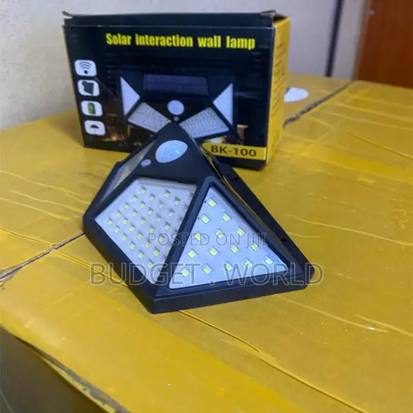 Solar Powered Sunlight Streett 100 Led Motion Sensor Light 4 Side