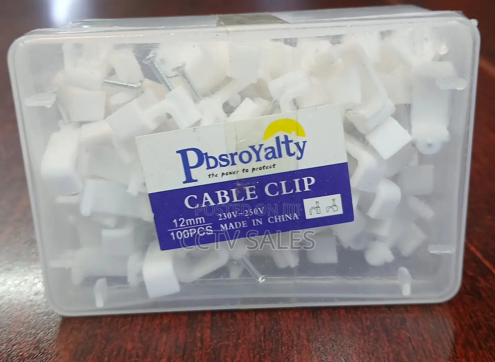 Brand New 12mm Cable Clips