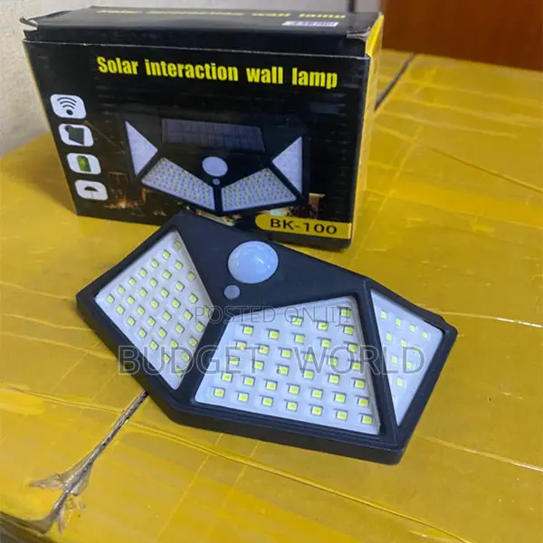 Waterproof Outdoors 100 Led Motion Sensor Light 4 Side Bright Light