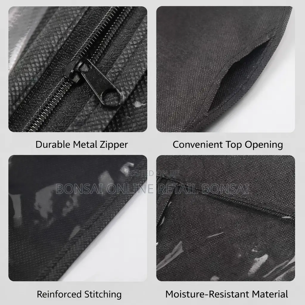 Transparent Wig Storage Bag With Hanger – Hair Extension Dust Cover