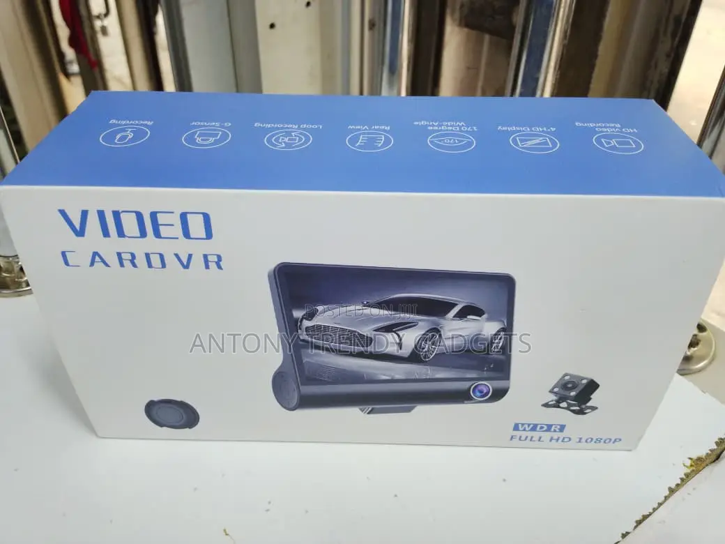 Vehicle Dashboard Camera Dvr With G-sensor & Loop Recording