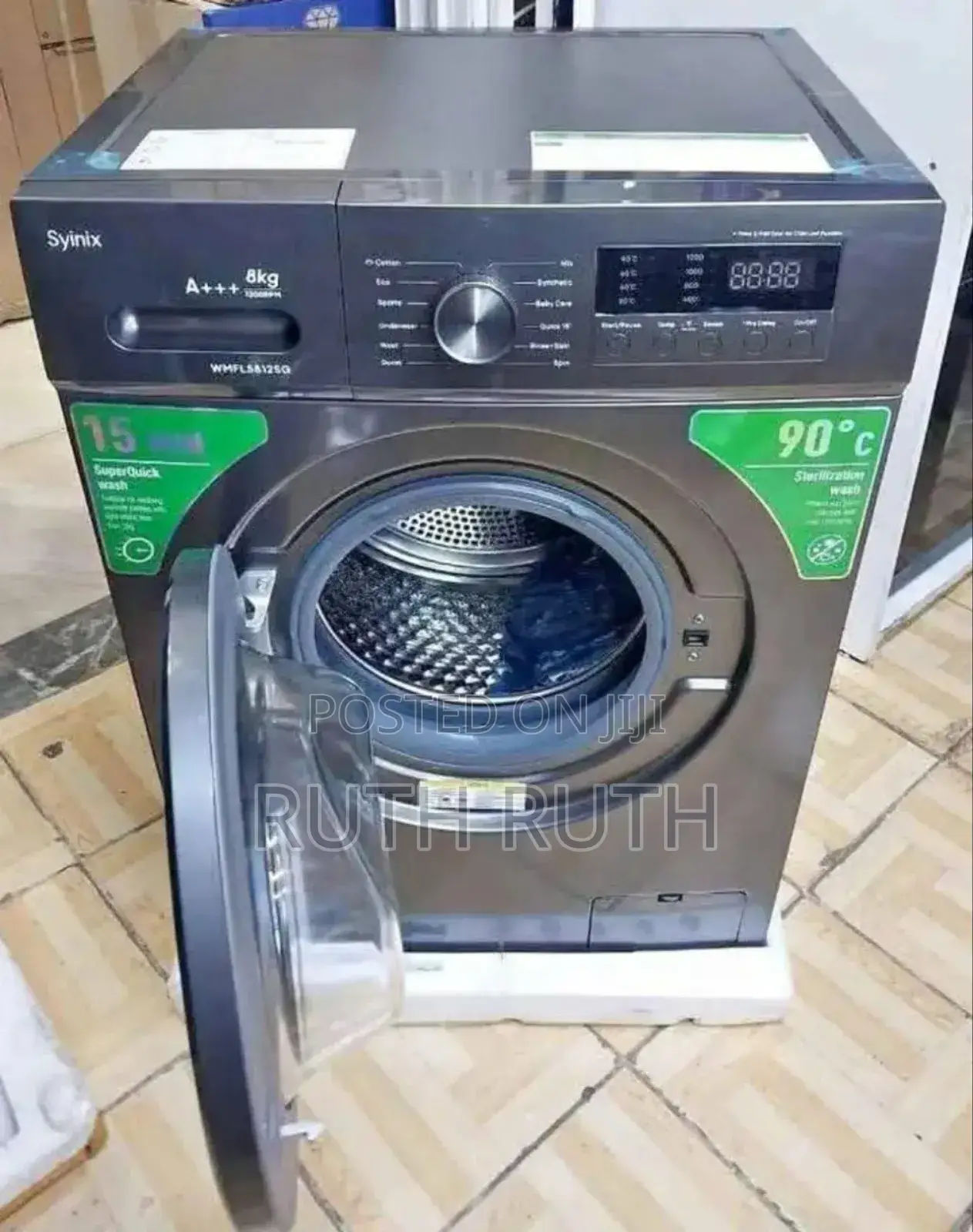 Syinix 8kgs Washing Machine Front Load