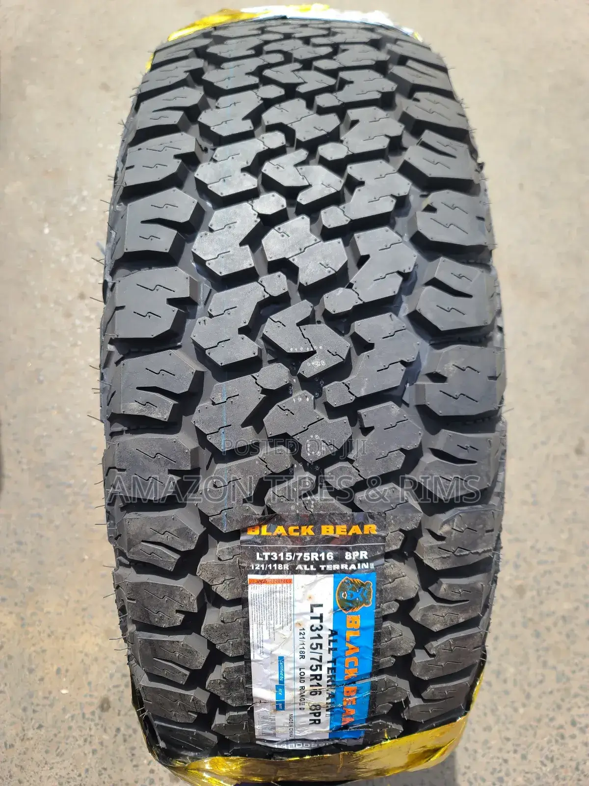 315/75r16 Blackbear Tyres All-Terrain L/T 8pr
