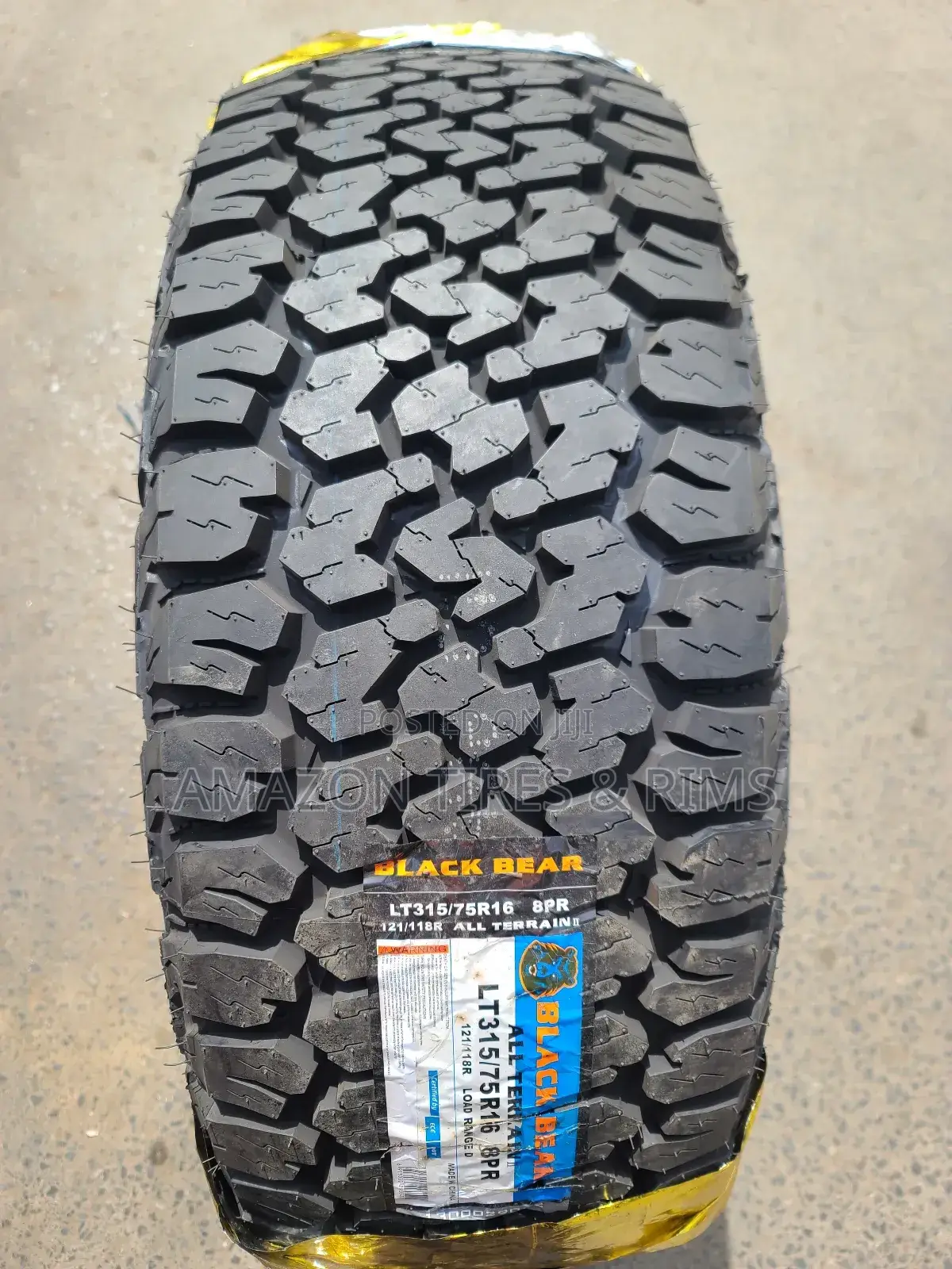 315/75r16 Blackbear Tyres All-Terrain L/T 8pr