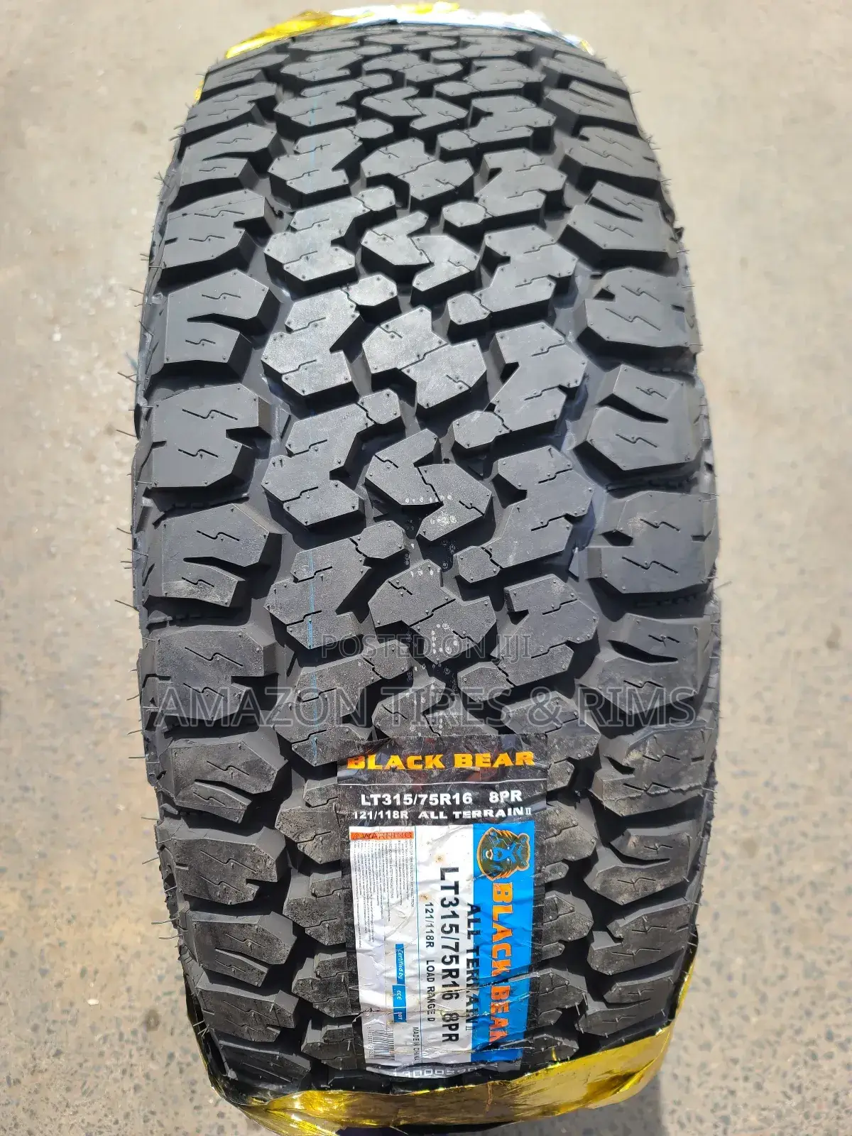 315/75r16 Blackbear Tyres All-Terrain L/T 8pr