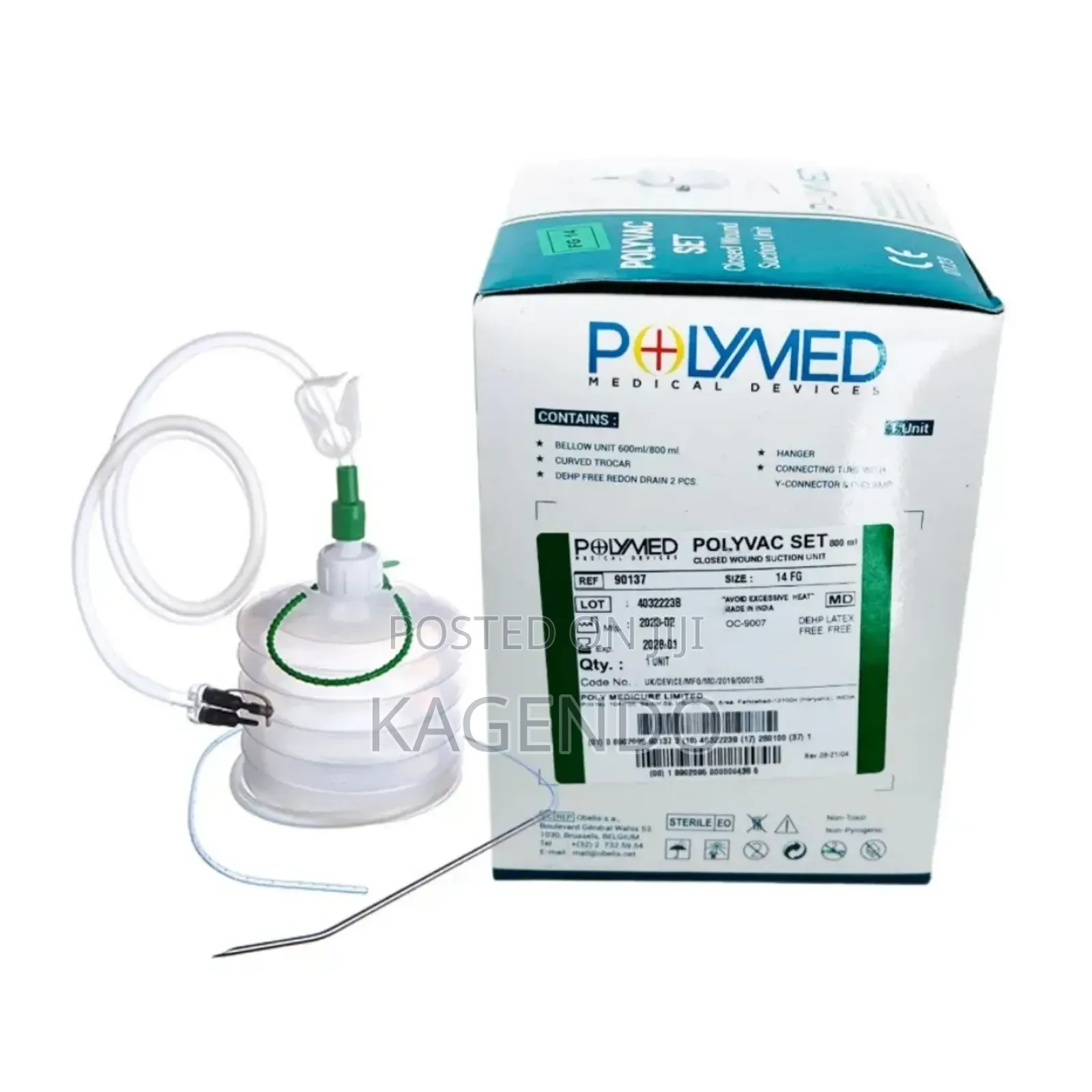Polyvac Set – Closed Wound Suction Drainage System