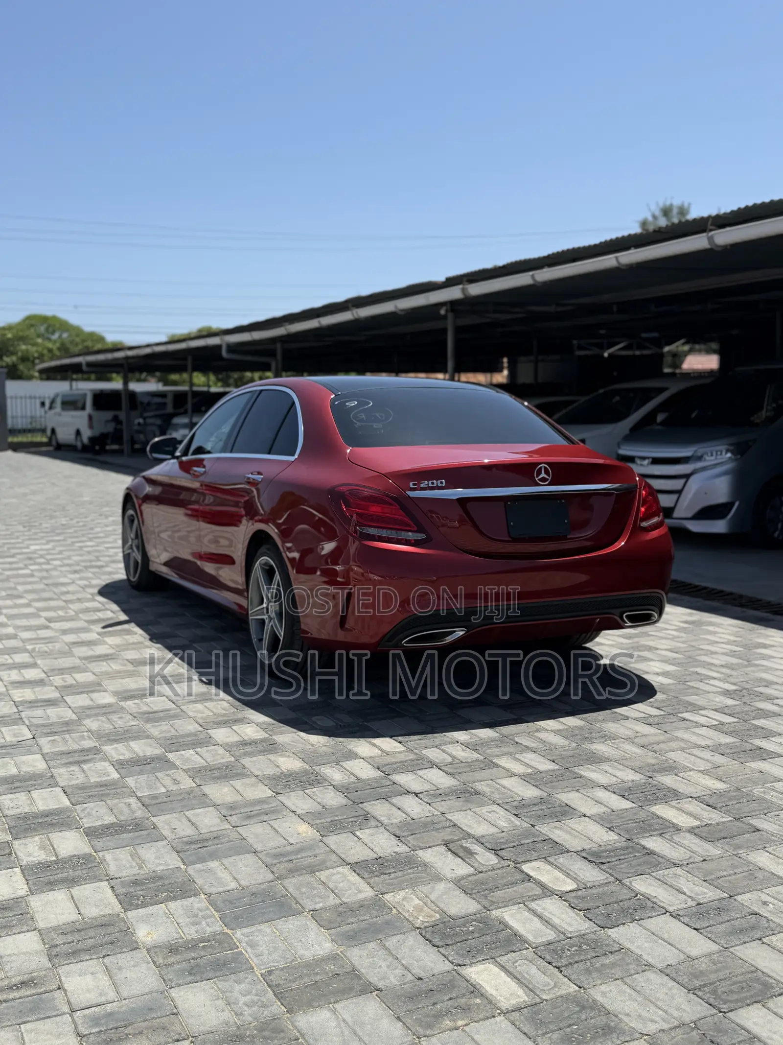 Mercedes-Benz C200 2018 Red
