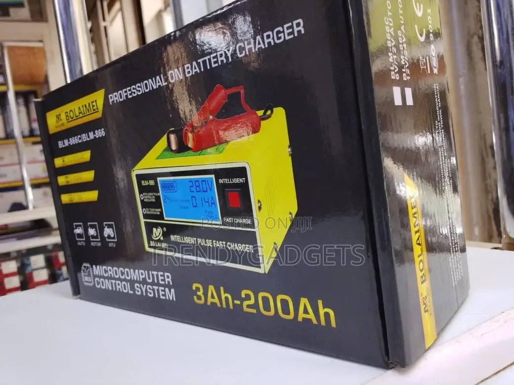Fast Charging BLM-866 Intelligent Battery Charger for Vehicles