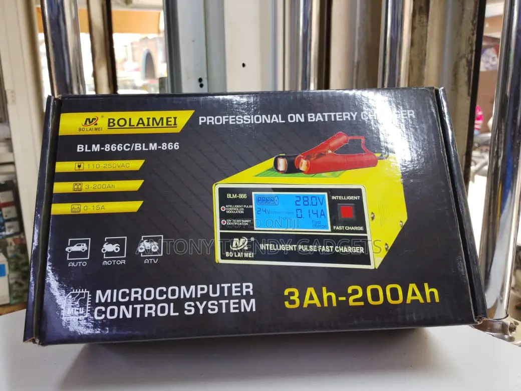 Smart Pulse Battery Charger Blm-866c For Cars & Bikes