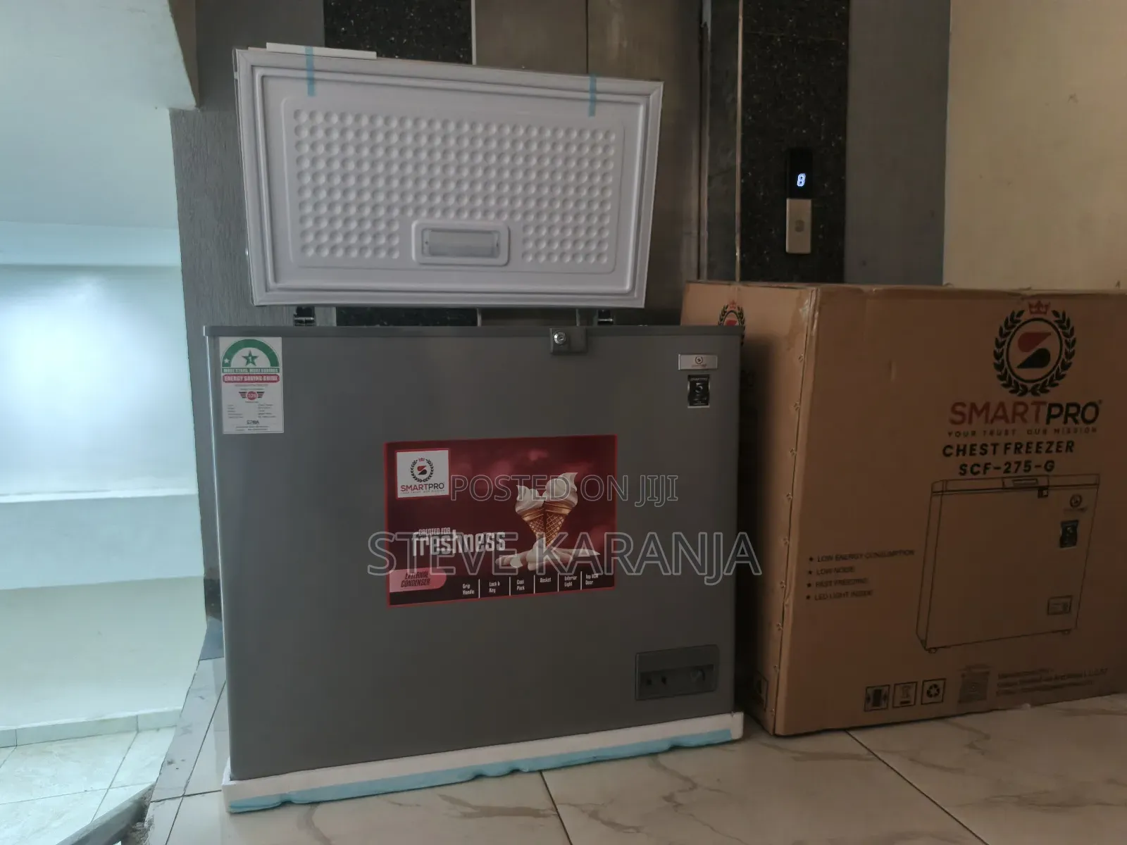 225l Chest Freezer, Inner Aluminum, Fast Cool