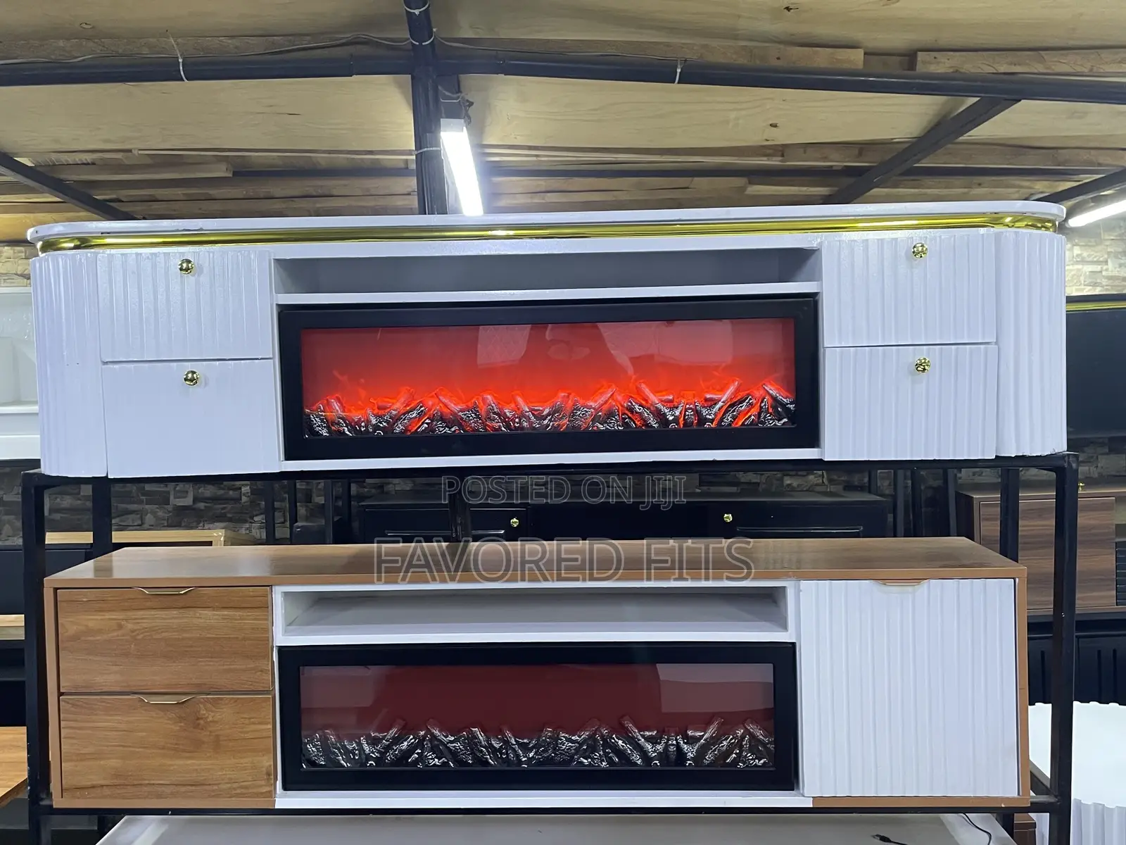Modern Fireplace Tv Stand - Luxury Entertainment Center