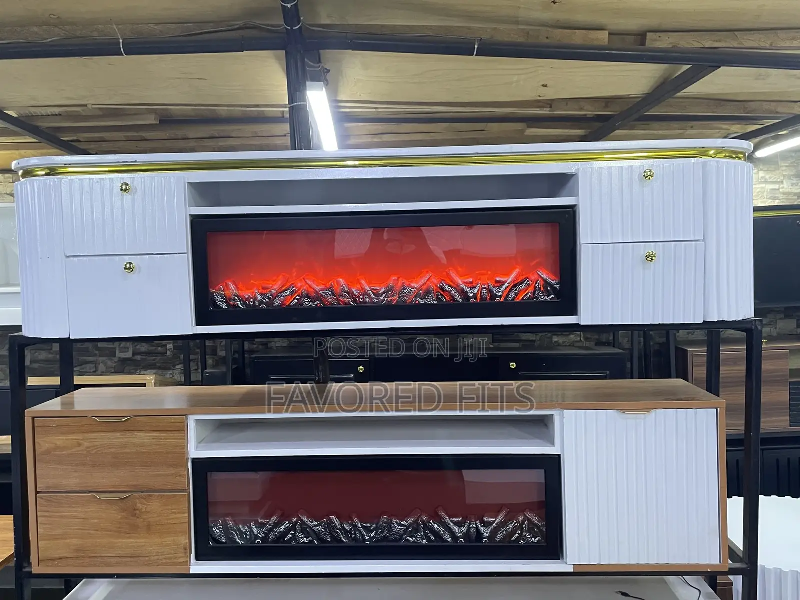 Modern Fireplace Tv Stand - Luxury Entertainment Center