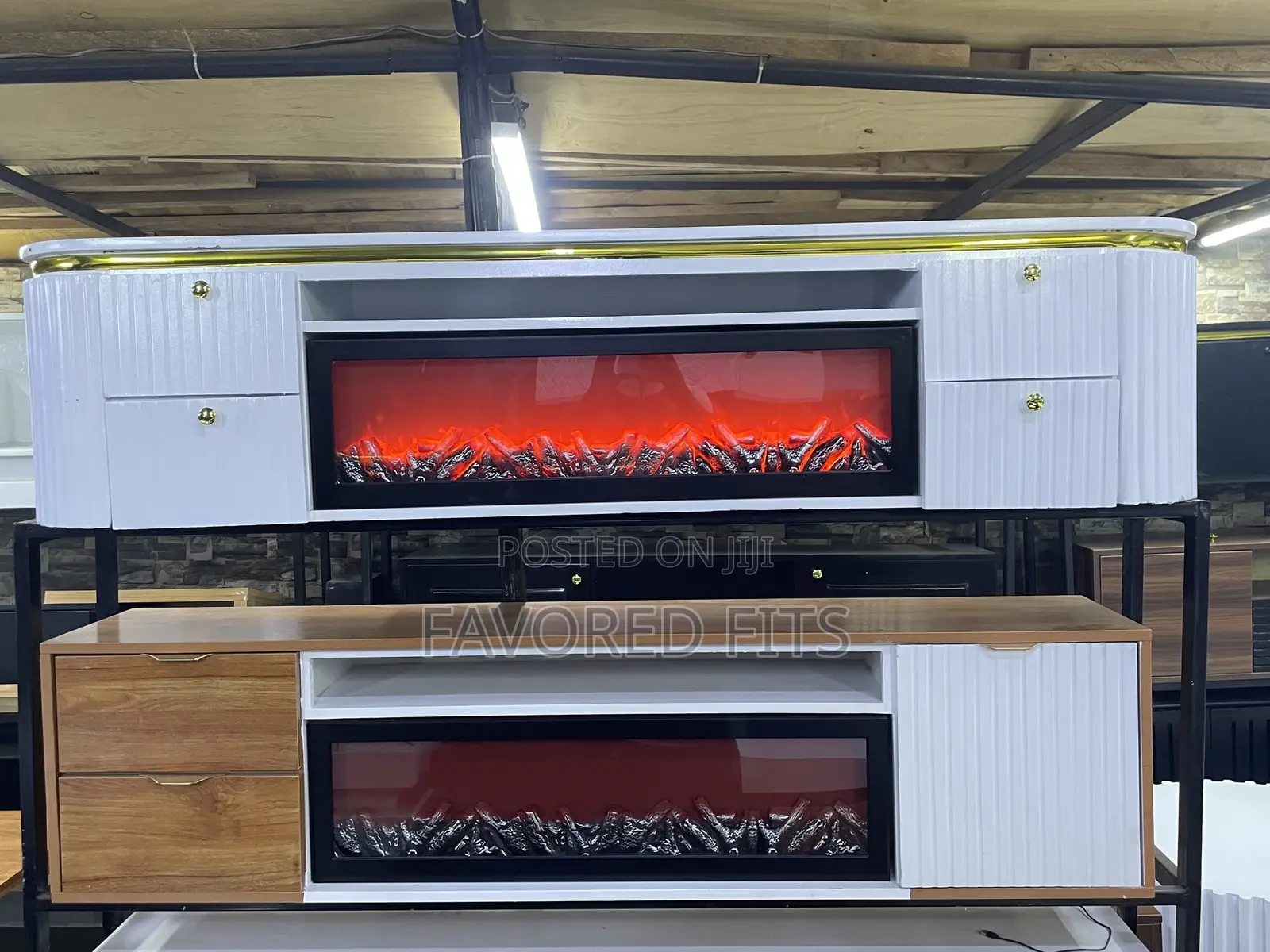 Modern Fireplace Tv Stand - Luxury Entertainment Center