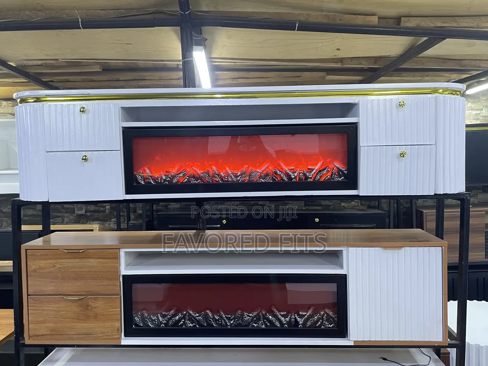 Modern Fireplace Tv Stand - Luxury Entertainment Center