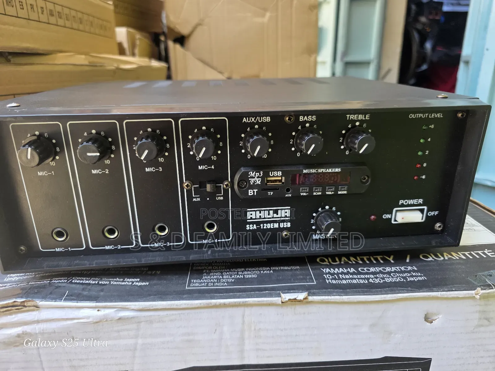 Ahuja Ssa-120em Usb Amplifier