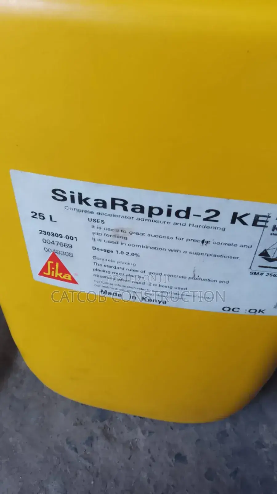 Sika Rapid Concrete Accelerator | Quick Setting Admixture
