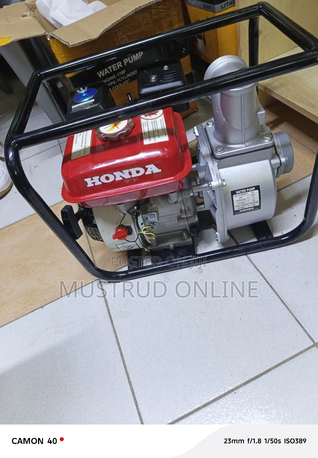 3" Gasoline Water Pump