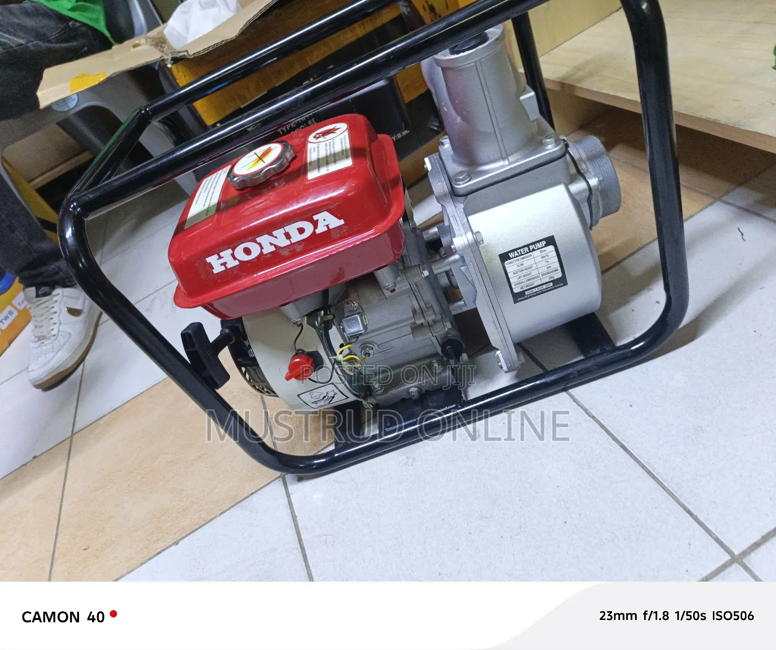 3" Gasoline Honda Water Pump
