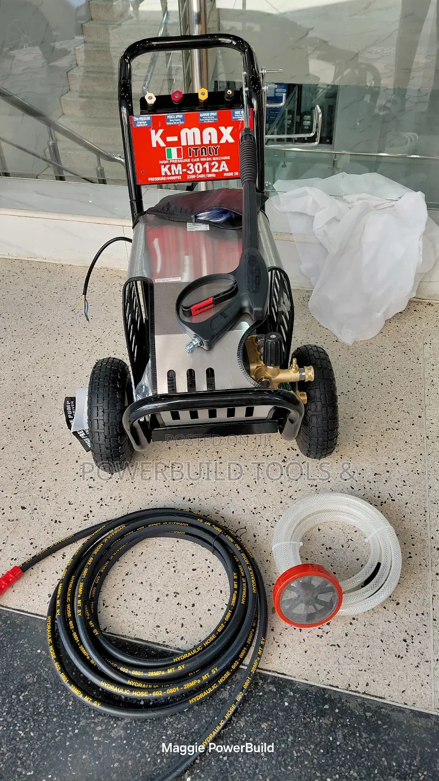 Kmax 4400psi High Pressure Washer With 5hp Motor