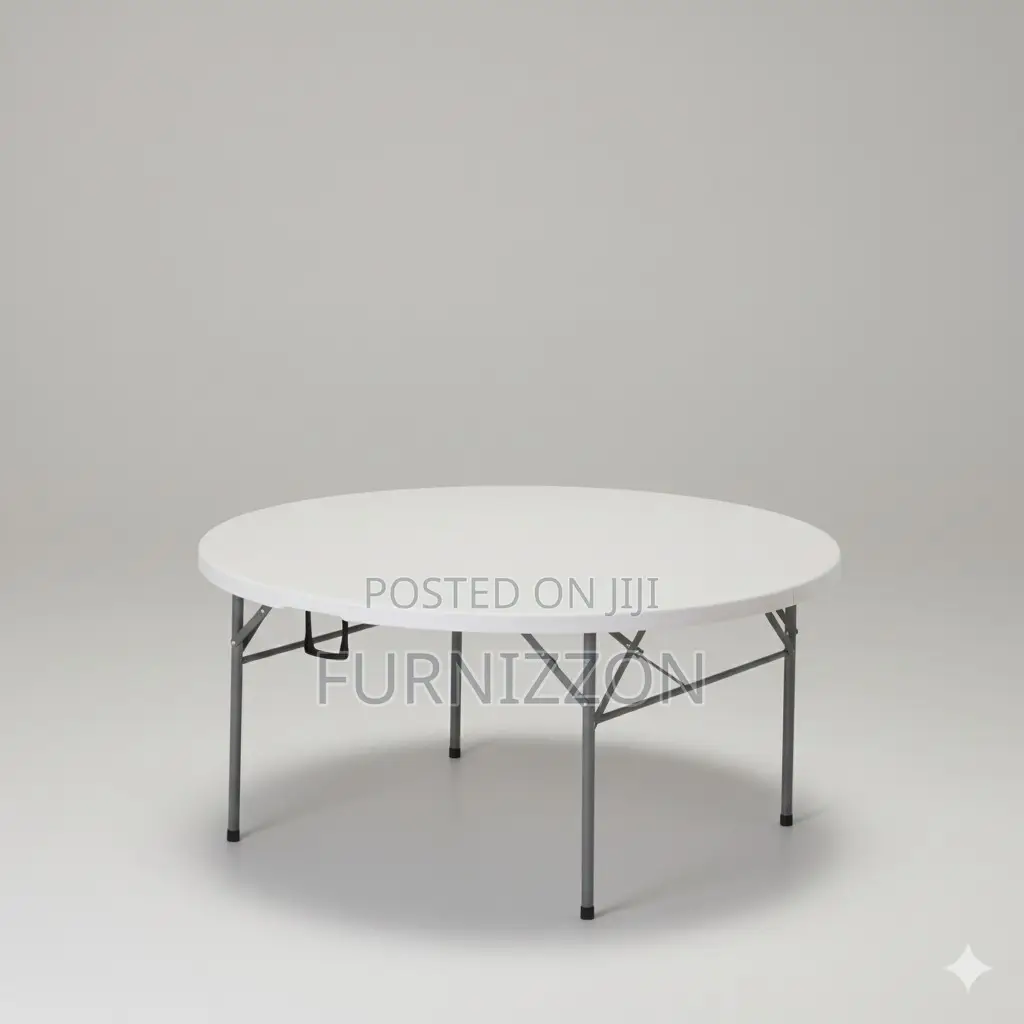 Sturdy 1.2m Plastic Folding Table With Easy Storage