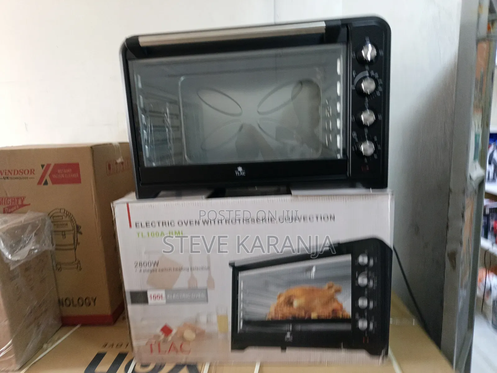 Tlac 100l Electric Oven 2800w Setting