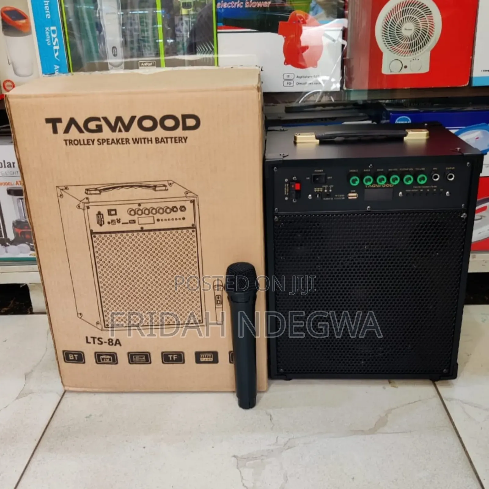 *Tagwood 8" Rechargeable Portable Speaker 8a