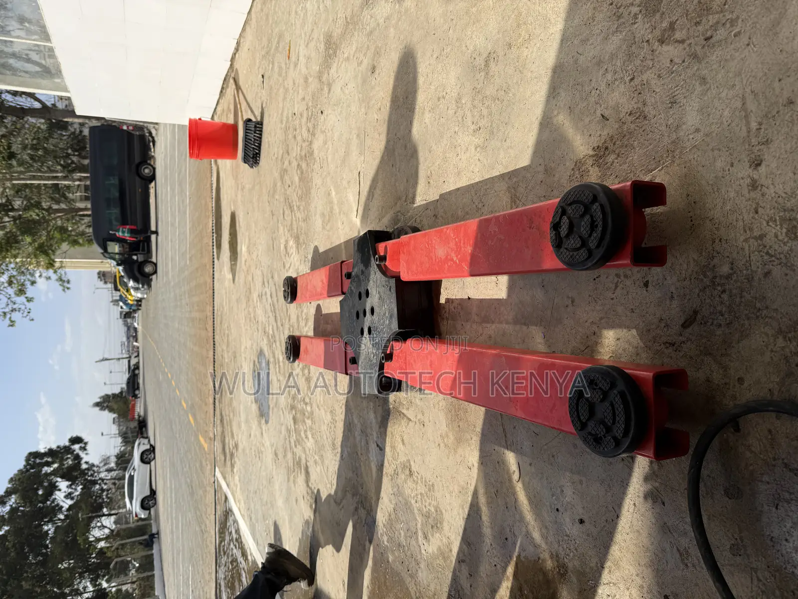 Wula Sunshine Italy Single Post Lift Machine Red