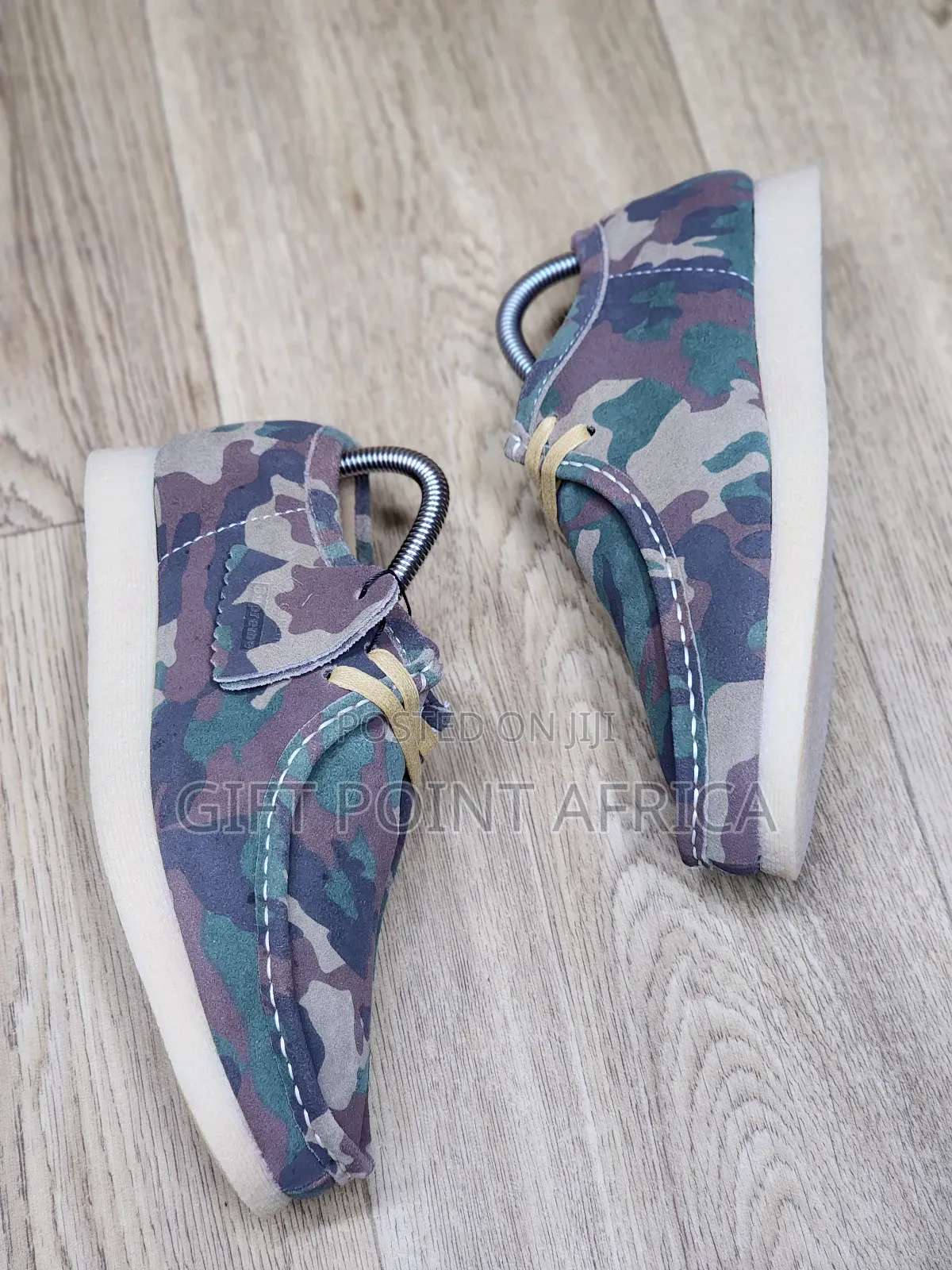 Leather  Clarks Originals Wallabee  Multi-color Camouflage Textile.
