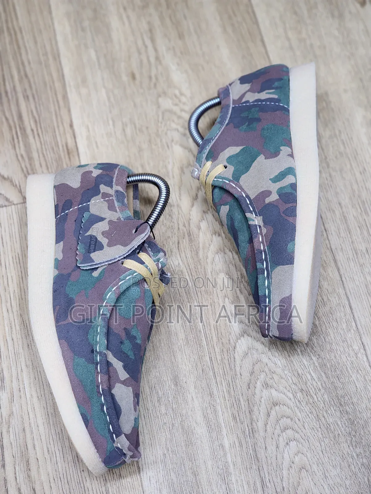 Leather  Clarks Originals Wallabee  Multi-color Camouflage Textile.