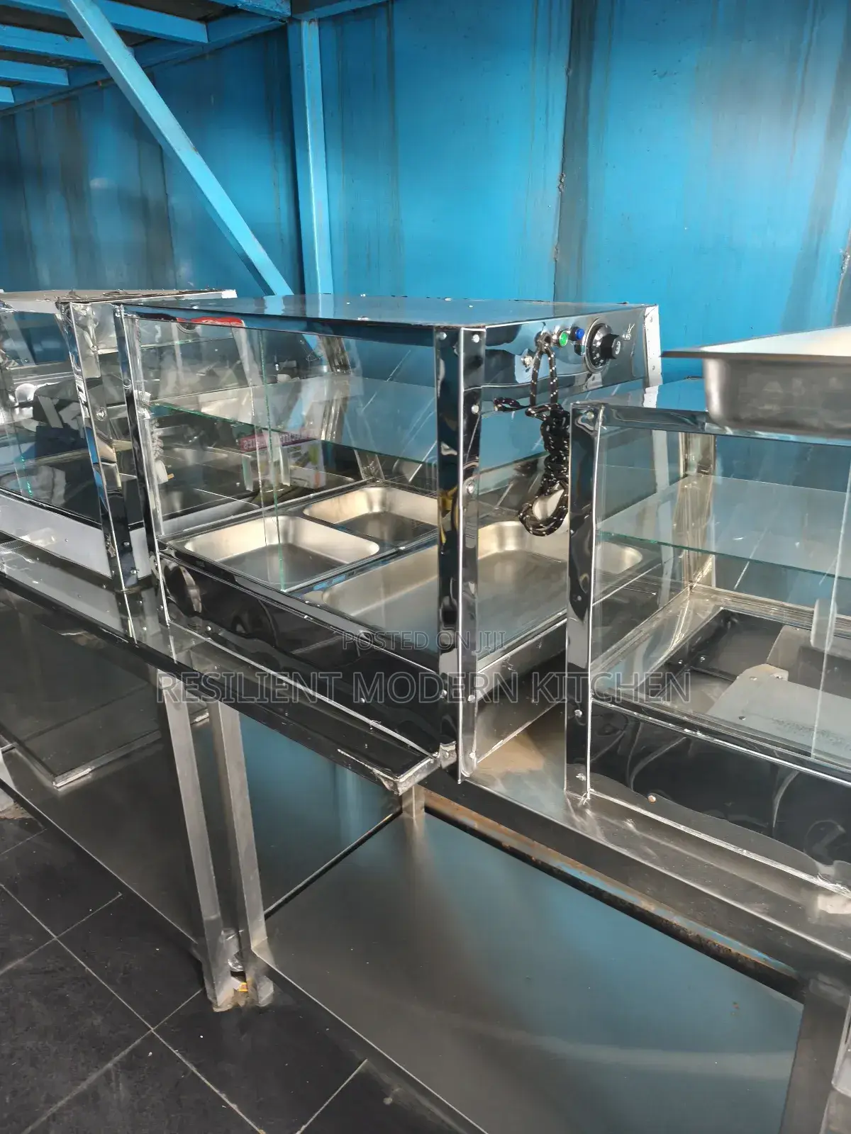 Stainless Steel Chips Display With Inserts