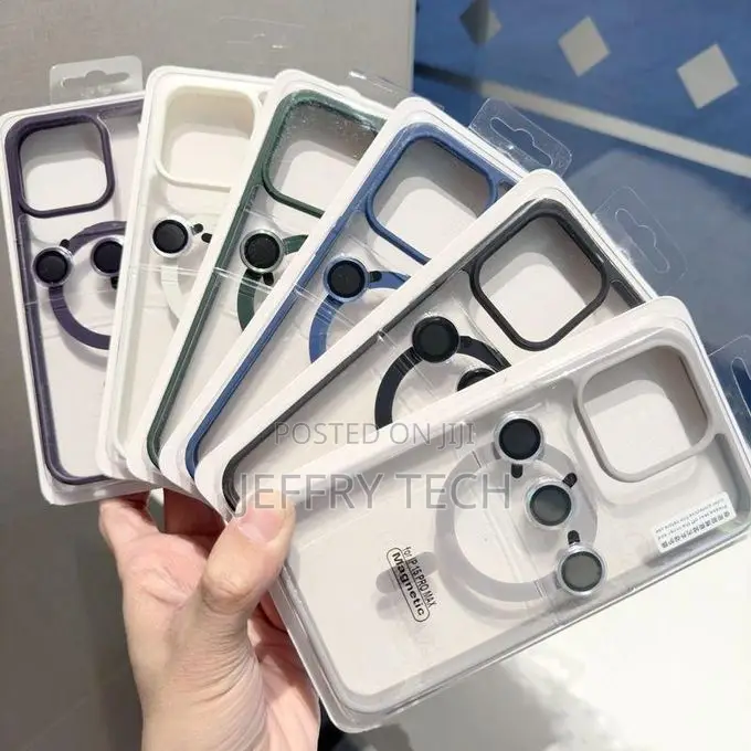 Wireless Charging Transparent Case Lens Film for iPhone 14,15 Pro Ma