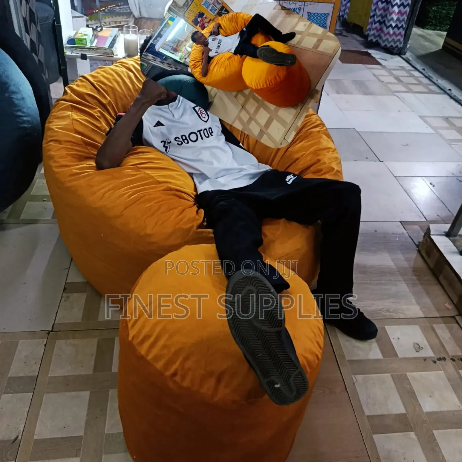 Bean Bags With Ottoman