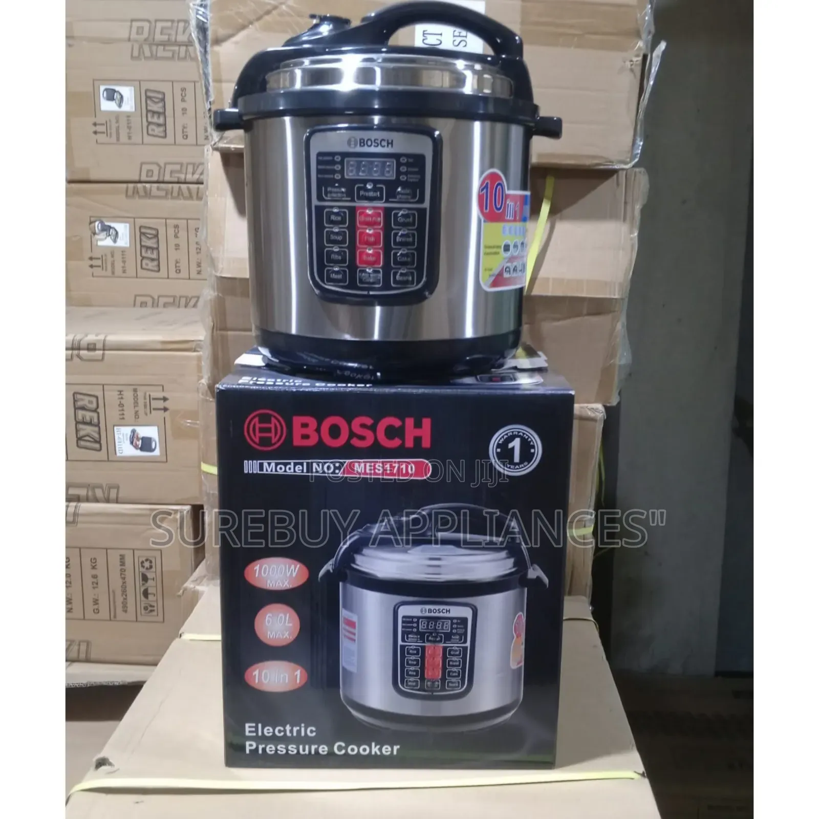 Bosch 6l Digital Pressure Cooker With Multi-Functions"