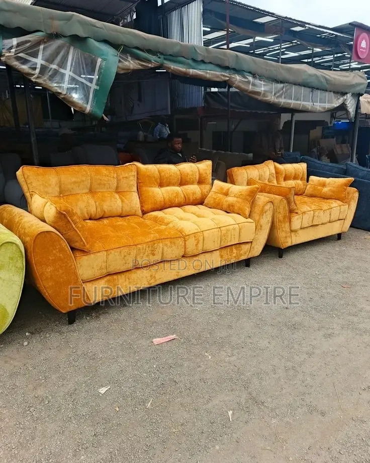 Fabulous Cushy 5 Seater Butterfly Sofa
