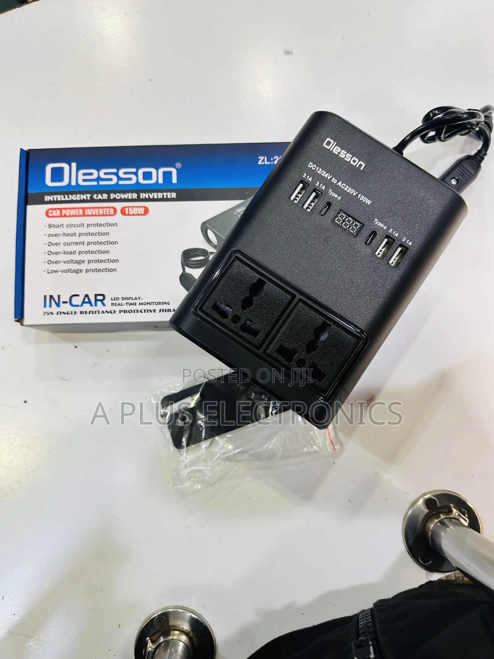 Olesson 1662 Car Inverter 150w Dc to Ac Power Inverter